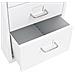 Schedario Mobile Bianco 28x41x69 Cm In Metallo - Foto miniatura 7