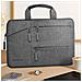 Borsa Per Macbook 15 Pollici, Nylon Impermeabile Multi-scomparto, Grigia - Foto miniatura 5