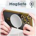 Cover Magsafe Per Iphone 14 Pro Max Silicone Protezione Fotocamera Bordo Oro - Foto miniatura 5
