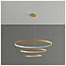 Sollux Lighting Lampadario Rio 3 55/78/110 Dorato Led 4000k Th. 269 - Moderno Lampadario D'oro 150x110x110 Cm - Foto miniatura 2