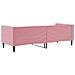 Letto Da Giorno Rosa 80x200 Cm In Velluto - Foto miniatura 4