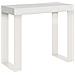 Consolle Allungabile 90x40/300 Cm Tecno Telaio Bianco - Noce - Foto miniatura 1