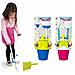 Kit Per Cleaning & Storage Cleaning Home Secchio Scopa Paletta Spazzolone - Foto miniatura 1