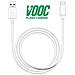 Cavo Dati E Ricarica Type C Originale Vooc Ricarica Rapida 100cm Dl129 White Blister Per Smartphone - Foto miniatura 1