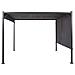 Gazebo Led Metallo E Tessuto Grigio Scuro E Nero 310 Cm Parga - Foto miniatura 3