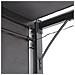 Gazebo Led Metallo E Tessuto Grigio Scuro E Nero 310 Cm Parga - Foto miniatura 4