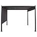 Gazebo Led Metallo E Tessuto Grigio Scuro E Nero 310 Cm Parga - Foto miniatura 6