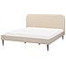 Letto Bouclé Flayat 180 X 200 Cm Beige Chiaro - Foto miniatura 8