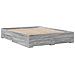 Giroletto Cassetti Grigio Sonoma 150x200 Cm Legno Multistrato - Foto miniatura 3