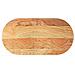 Piano Tavolo Marrone Chiaro 120x60x2cm In Rovere Massello Ovale - Foto miniatura 2