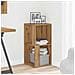 Mobile Angolare Rovere Artigianale 33x33x67 Cm In Truciolato - Foto miniatura 3