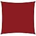 Vela Parasole In Tela Oxford Quadrata 3,6x3,6 M Rosso - Foto miniatura 1