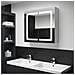 Armadietto Bagno Con Specchio E Led 80x12,2x68 Cm - Foto miniatura 8