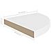 Scaffali Angolari A Parete 4 Pz Bianchi 35x35x3,8 Cm In Mdf - Foto miniatura 7