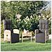 Sedie Reclinabili da Giardino 2 pz con Tavolo Grigio Polyrattan - Foto miniatura 2