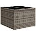 Set Divani da Giardino 7 pz con Cuscini Grigio in Polyrattan - Foto miniatura 7