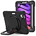 Custodia Per Ipad Mini 6 8,3” Con Supporto E Tracolla Nera - Foto miniatura 4