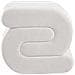 Pouf Arcadia Ciniglia Bianco Sporco - Foto miniatura 3