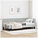Cornice del letto ad angolo Grigio chiaro 90 cm x 200 cm - Foto miniatura 2