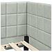 Cornice del letto ad angolo Grigio chiaro 90 cm x 200 cm - Foto miniatura 9