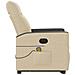 Poltrona Alzapersona Massaggiante Elettrica Crema in Tessuto - Foto miniatura 6