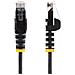 Cavo Ethernet CAT6 Nero da 7m; Patch UTP con Plug RJ45 Antigroviglio e Rilievi di Trazione, Cavo Lan Slim in Rame Puro 28AWG, Sottoposto a test Fluke - Foto miniatura 4