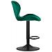 Sgabello in velluto WEST - Verde per soggiorno, cucina, sala da pranzo - Foto miniatura 6