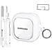 Custodia Protettiva Compatibile Con Samsung Buds4/4 Pro Con Penna Di Pulizia, Supporto Trasparente E Chiusura Di Sicurezza White - Foto miniatura 1