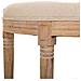 Panchina In Legno Marrone 62x45x48 - Foto miniatura 5