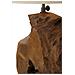 Lampada Da Tavolo Kepala In Legno Di Teak Naturale Con Paralume In Lino Ø 35 Cm - Foto miniatura 4
