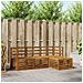 Set divani 4 pcs Naturale Legno di Acacia Massello - Foto miniatura 2