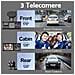 Videoregistratore Auto Dashcam 3 Canali Full Hd 1080p | Sistema A 3 Telecamere (anteriore + Posteriore + Interno /abitacolo) | Doppio Obiettivo Anteriore, Schermo Lcd 3, Scatola Nera G-sensor - Foto miniatura 2