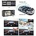 Videoregistratore Auto Dashcam 3 Canali Full Hd 1080p | Sistema A 3 Telecamere (anteriore + Posteriore + Interno /abitacolo) | Doppio Obiettivo Anteriore, Schermo Lcd 3, Scatola Nera G-sensor - Foto miniatura 1