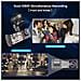 Videoregistratore Auto Dashcam 3 Canali Full Hd 1080p | Sistema A 3 Telecamere (anteriore + Posteriore + Interno /abitacolo) | Doppio Obiettivo Anteriore, Schermo Lcd 3, Scatola Nera G-sensor - Foto miniatura 3