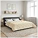 Duvet Estivo Crema 240 x 260 cm Microfibra e Fleece Teddy - Foto miniatura 2