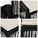 Set Divano da Giardino 13 pcs Nero polyrattan - Foto miniatura 6