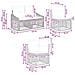Set Divano da Giardino 13 pcs Nero polyrattan - Foto miniatura 8