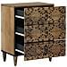 Mobiletto da Letto con cassetto Marrone 50 x 33 x 60 cm - Foto miniatura 2