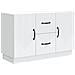 Credenza Bianco 89 x 34,5 x 57 cm Legno ingegnerizzato - Foto miniatura 1