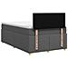 Letto box spring con materasso Grigio Scuro 120 x 190 cm - Foto miniatura 9