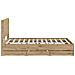 Struttura del letto con stoccaggio e testata Artisan Oak - Foto miniatura 4