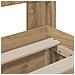 Struttura del letto con stoccaggio e testata Artisan Oak - Foto miniatura 7