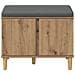 Panca per scarpe con cuscino Rovere Artigianale 60 x 38 x 46 cm - Foto miniatura 5