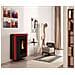 Stufa a Pellet Souvenir Steel Rivestimento in Acciaio Verniciato Potenza Termica Nominale 10.2 KW Colore Bordeaux - Foto miniatura 2