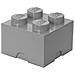 Contenitore Brick 4 Colore Grigio - Foto miniatura 1