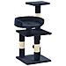 Albero Per Gatti Con Tiragraffi In Sisal 65 Cm Blu - Foto miniatura 1