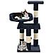 Albero Per Gatti Con Tiragraffi In Sisal 65 Cm Blu - Foto miniatura 2