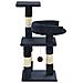 Albero Per Gatti Con Tiragraffi In Sisal 65 Cm Blu - Foto miniatura 3