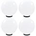 Set Lampade A Led Sferiche 4 Pz 30 Cm In Pmma - Foto miniatura 1