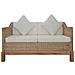 Set Di Divani 2 Pz Con Cuscini In Rattan Naturale - Foto miniatura 8